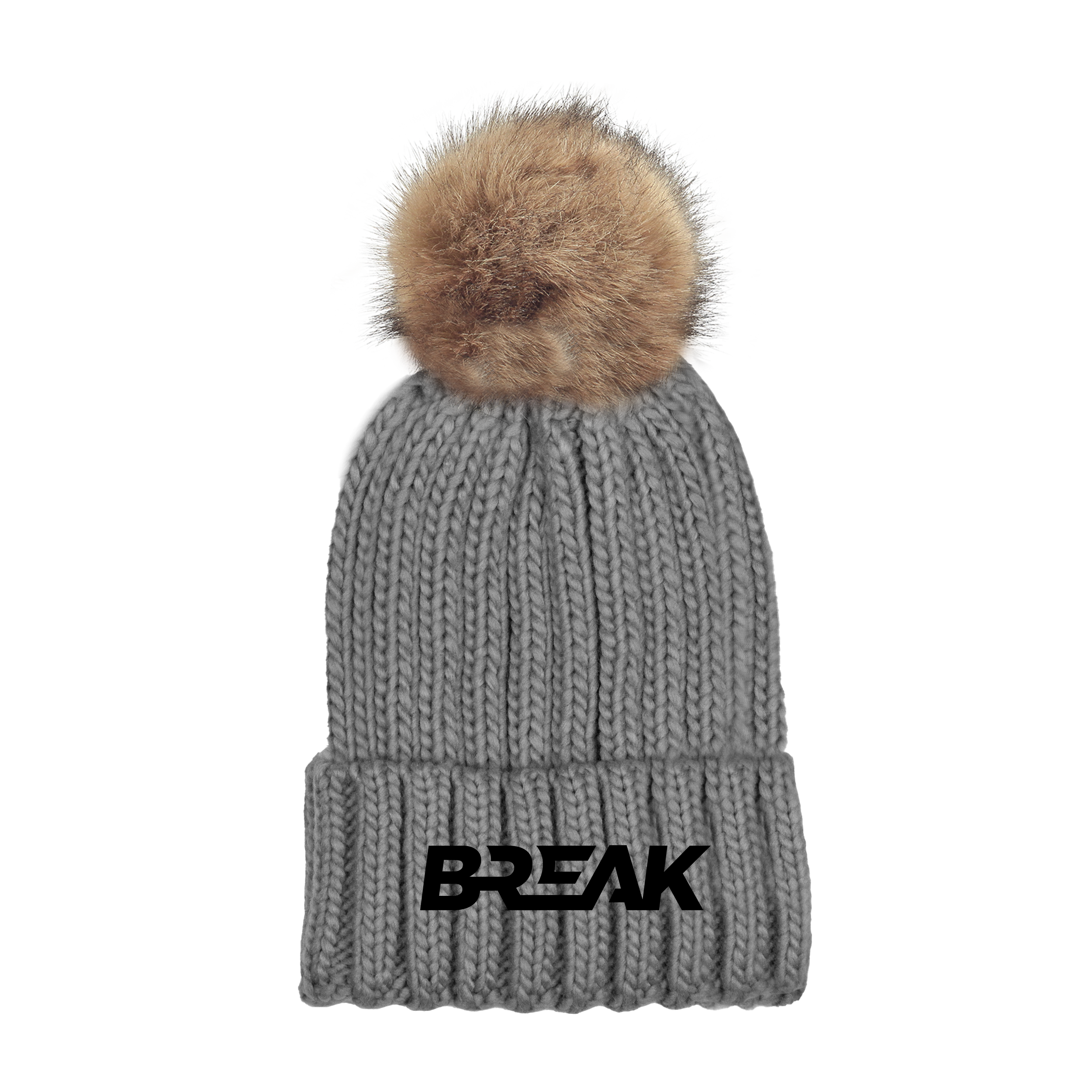 3D Break Fur Beanie